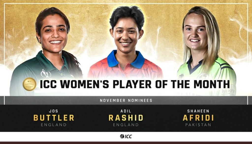 ICC, Player of the month,troll, people troll ICC, ICC made a mistake, see people's reaction, Award, Shaheen Afridi, Sidra Amin, Shaheen Afridi, Joss Buttler, Adil Rashid