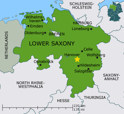 Why is Lower Saxony called lower
