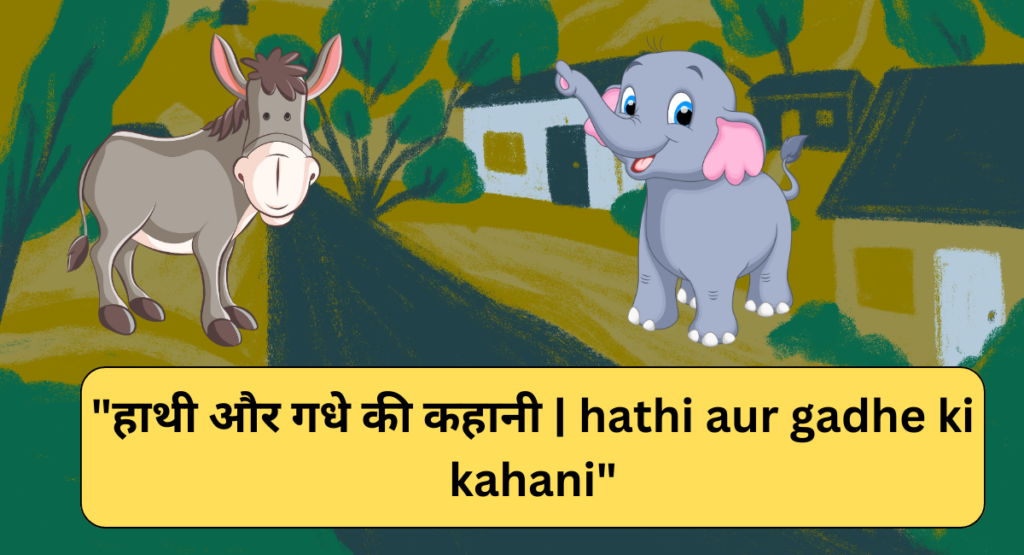 hathi or ghadhe ki kahani in hindi
